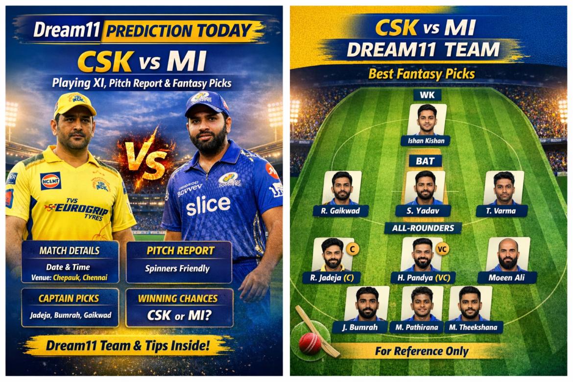 Dream11 prediction today