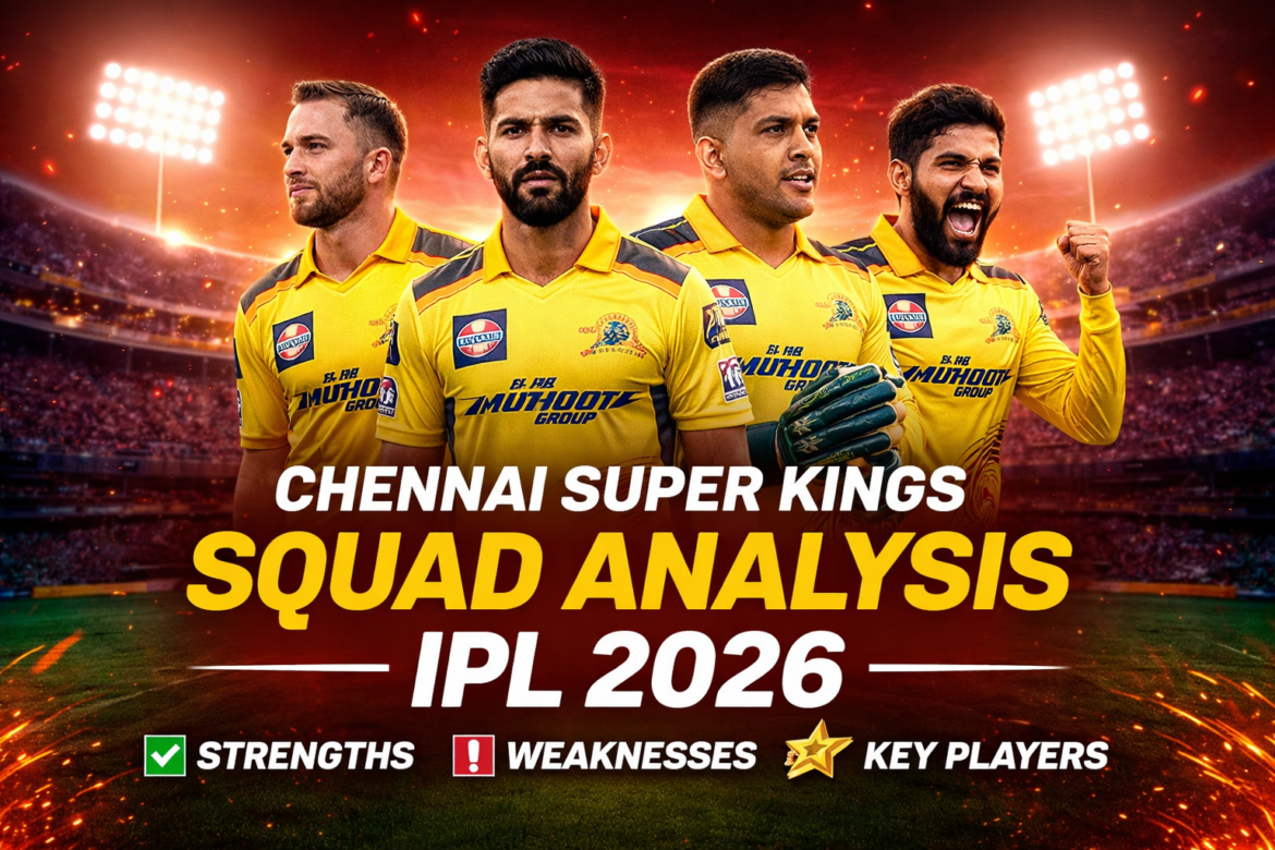 Chennai Super Kings Squad Analysis IPL 2026
