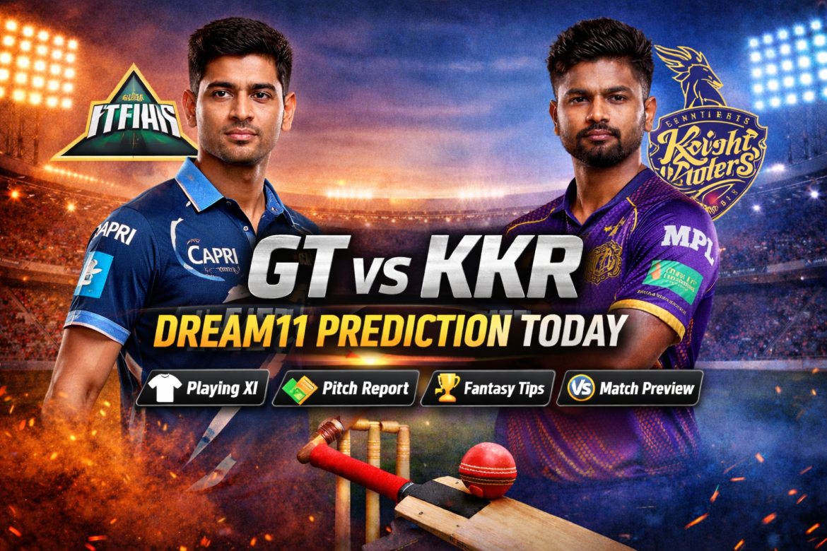 GT vs KKR Dream11 prediction today