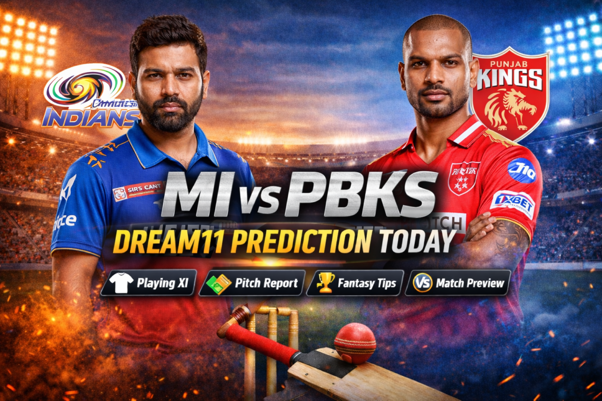 MI vs PBKS Dream11 prediction today