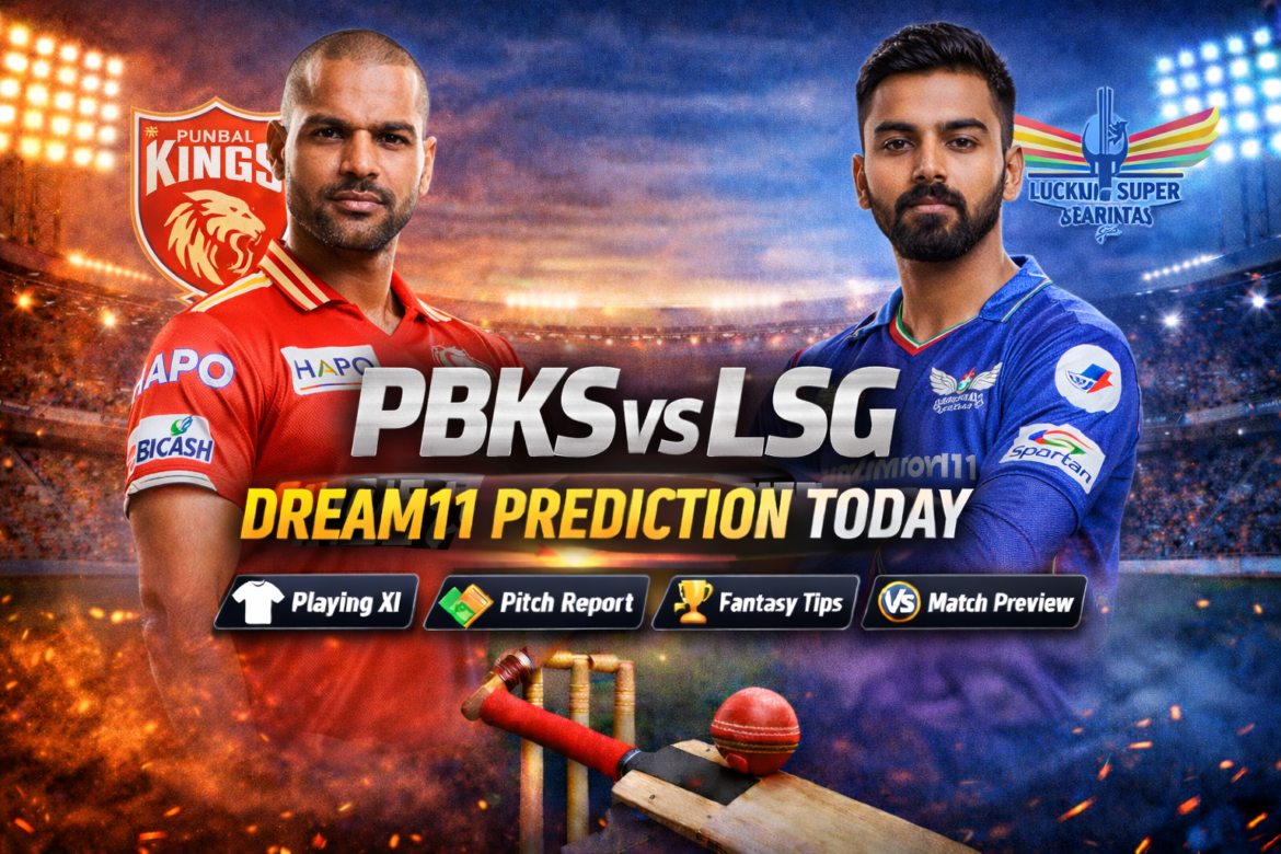 PBKS vs LSG Dream11 prediction today