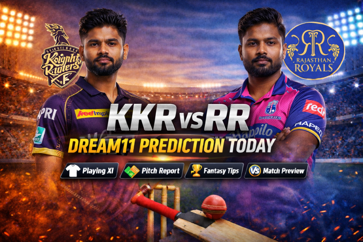 KKR vs RR Dream11 prediction today